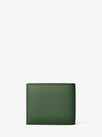 Porte-billets Cooper en cuir Saffiano avec rabat