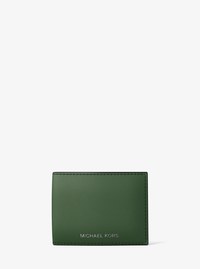 Porte-billets Cooper en cuir Saffiano avec rabat