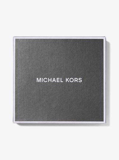 Logo Wallet and Key Chain Gift Set in BRIGHT WHT | Michael Kors