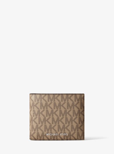 Billetera Cooper con monedero y logotipo in CAMEL | Michael Kors