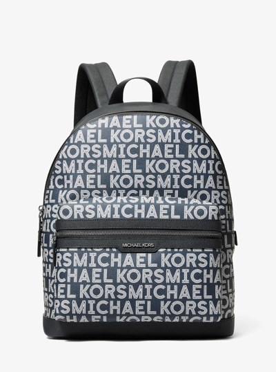 Sac &agrave; dos Cooper de taille moyenne &agrave; logo graphique in BLANC &Eacute;CLATANT | Michael Kors