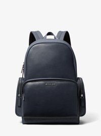 Cooper Leather and Signature Logo Backpack