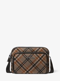 Cooper Plaid Wool Blend Flight Bag