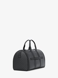 Cooper Pebbled Leather and Signature Logo Duffel Bag
