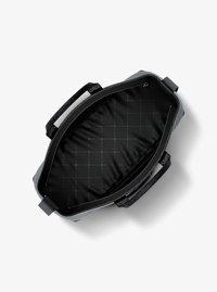 Cooper Medium Pebbled Leather and Signature Logo Tote Bag