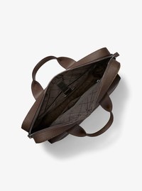 Pacey Medium Signature Logo Pocket Briefcase
