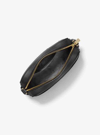 Jet Set Medium Camera Crossbody Bag in BLACK | Michael Kors