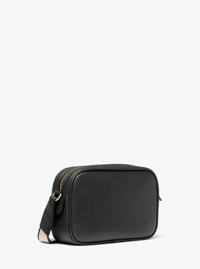 Jet Set Medium Camera Crossbody Bag in BLACK | Michael Kors