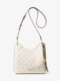 Joan Large Signature Logo Messenger Bag