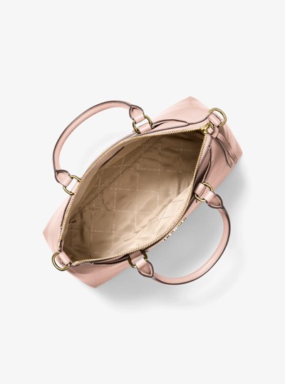 Austen Medium Leather Satchel in SOFT PINK | Michael Kors