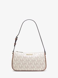 Jet Set Medium Signature Logo Pochette