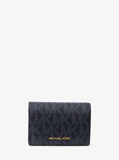 Jet Set Medium Signature Logo Wallet