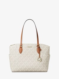 Sienna Medium Signature Logo Tote Bag