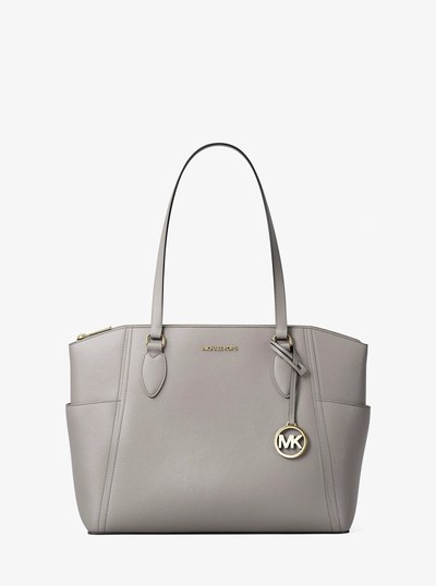 Sienna Medium Tote Bag in PEARL GREY | Michael Kors