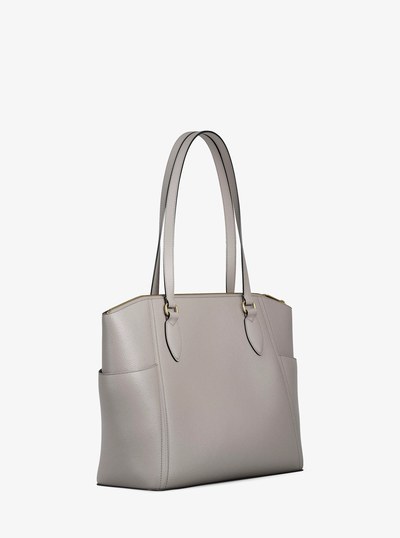 Sienna Medium Tote Bag in PEARL GREY | Michael Kors