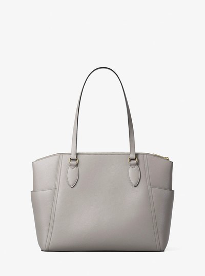 Sienna Medium Tote Bag in PEARL GREY | Michael Kors