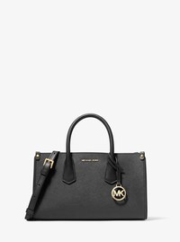 Maple Small Saffiano Leather Convertible Crossbody Bag