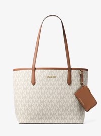 Jet Set Large Signature Logo Tote Bag