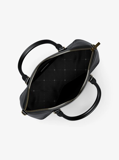 Sienna Medium Satchel in BLACK | Michael Kors