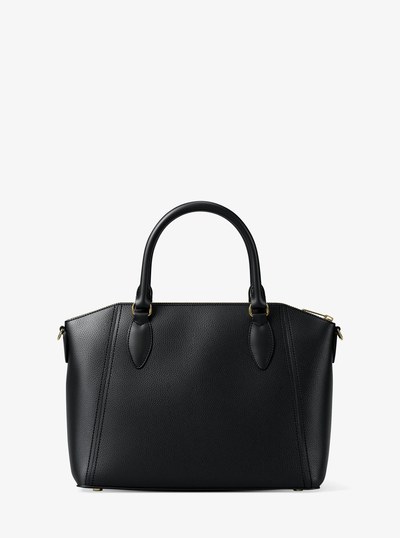 Sienna Medium Satchel in BLACK | Michael Kors