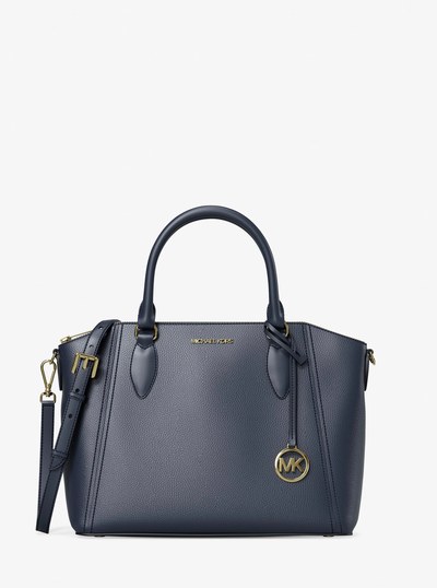 Sienna Medium Satchel in NAVY | Michael Kors