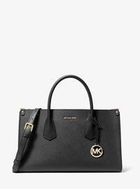 Maple Large Pebbled Leather Satchel