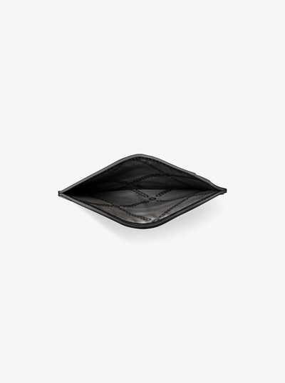 Hudson Logo Card Case in BLACK | Michael Kors