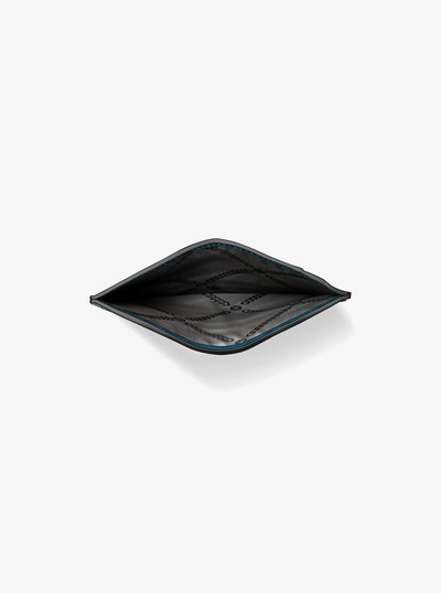 Hudson Logo Card Case in ADMRL/PLBLUE | Michael Kors