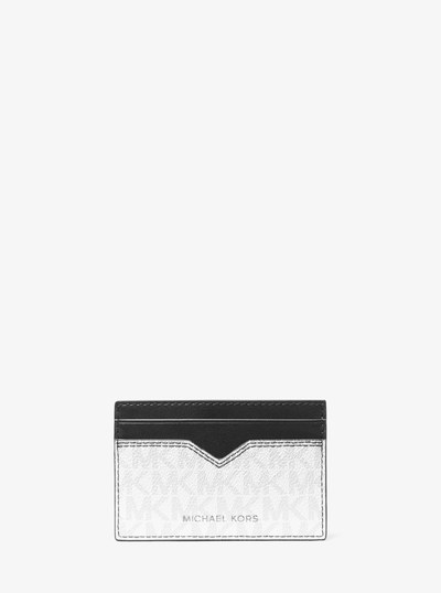 Hudson Logo Card Case in BRIGHT WHT | Michael Kors