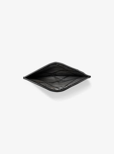 Hudson Logo Card Case in BRIGHT WHT | Michael Kors