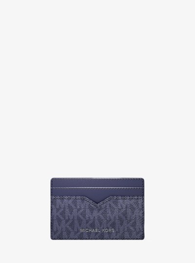 Hudson Logo Card Case in DRESS BLUES | Michael Kors