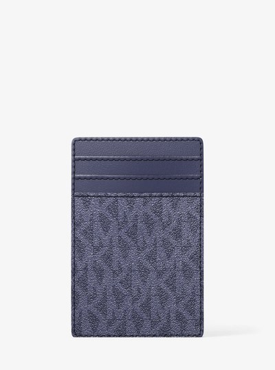 Hudson Logo Card Case in DRESS BLUES | Michael Kors
