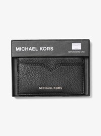 Hudson Pebbled Leather Card Case