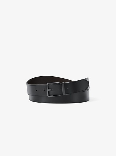 Leather Belt in CHOCOLATE | Michael Kors