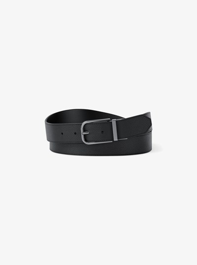 Reversible Leather Belt in BLACK | Michael Kors