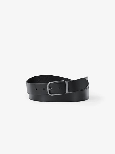 Reversible Leather Belt in BLACK | Michael Kors