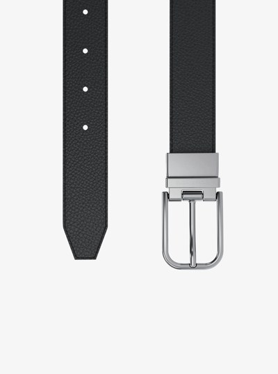 Reversible Leather Belt in BLACK | Michael Kors