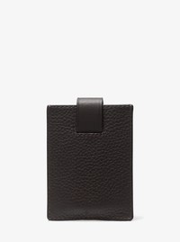 Hudson Pebbled Leather Snap Card Case