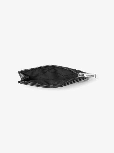 Hudson Ombr&eacute; Signature Logo Card Case in BLACK | Michael Kors