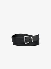 Pebbled Leather Belt