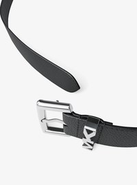 Pebbled Leather Belt