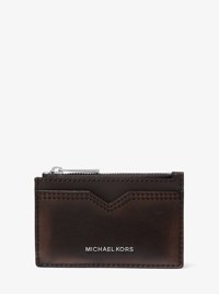 Hudson Burnished Leather Card Case