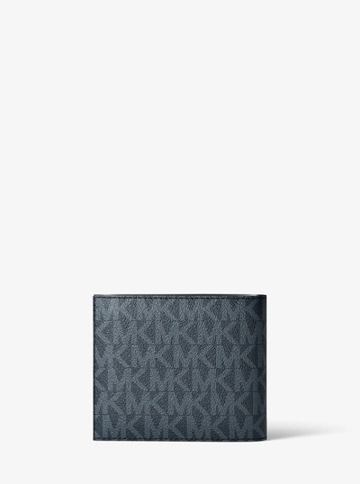 Greyson Logo Billfold Wallet With Coin Pocket in ADMRL/PLBLUE | Michael Kors