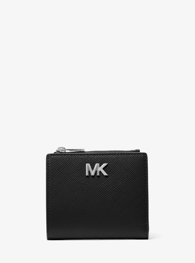 Edison Saffiano Leather Wallet in BLACK | Michael Kors