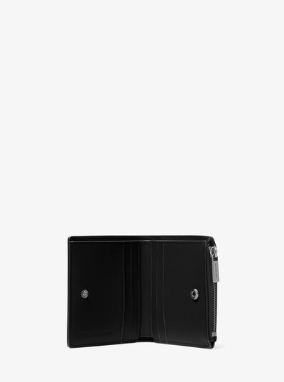 Edison Saffiano Leather Wallet in BLACK | Michael Kors