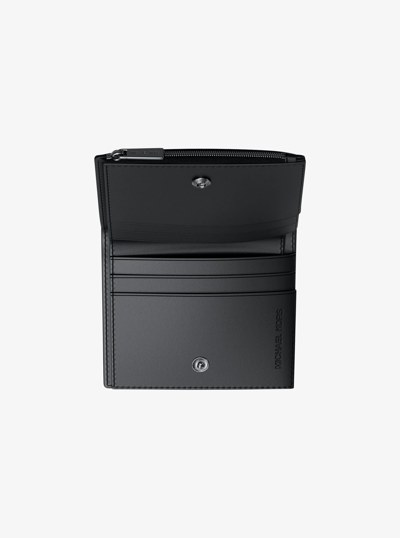 Hudson Signature Logo Wallet in BLACK | Michael Kors