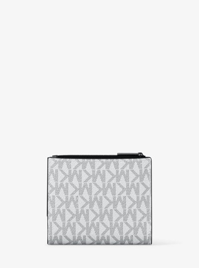 Hudson Signature Logo Wallet in BRIGHT WHT | Michael Kors