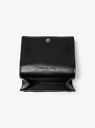 Hudson Signature Logo Wallet in BLACK | Michael Kors