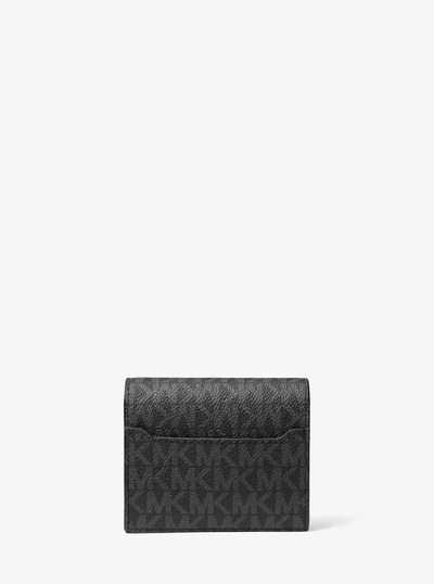 Hudson Signature Logo Wallet in BLACK | Michael Kors