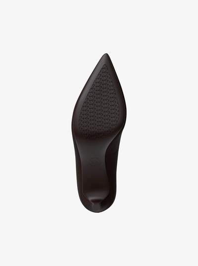 Alina Flex Suede Pump in CHOCOLATE | Michael Kors